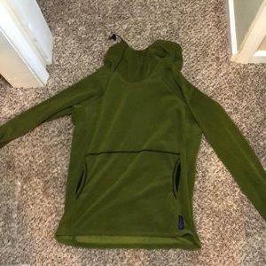 Mens Melanzana MicroGrid Hoodie XL in Olive Green